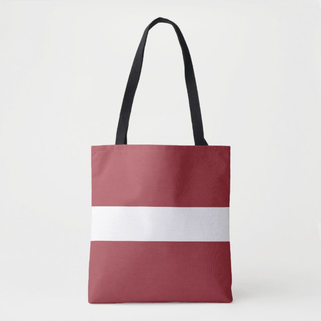 Bolsa de mano de la bandera de Letonia (Anverso)