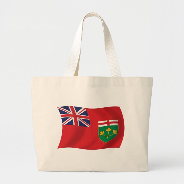 Bolsa de mano de la bandera de Ontario (Frente)