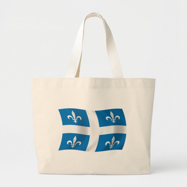 Bolsa de mano de la bandera de Quebec (Frente)