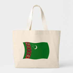 Bolsa de mano de la bandera de Turkmenistán
