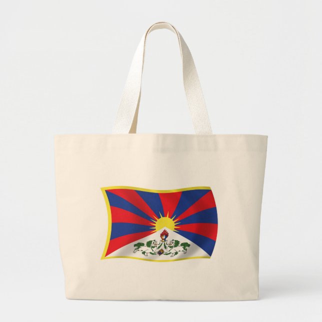 Bolsa de mano de la bandera del Tibet (Frente)