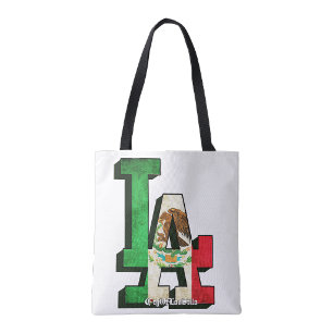 Bolsa de mano de la bandera mexicana de Los Ángele