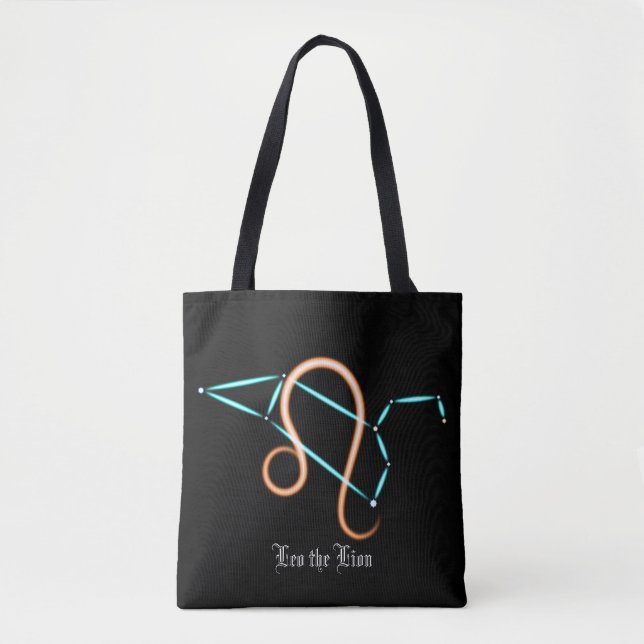 Bolsa de mano de la constelación zodiacal Leo (Anverso)