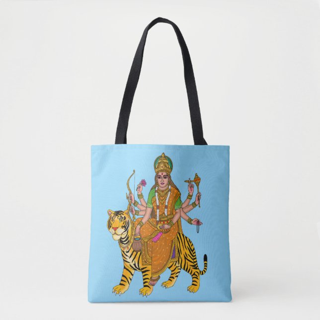Bolsa de mano de la Diosa Kushmanda (Anverso)