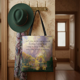 Bolsa de mano de la oración de serenidad de las mo