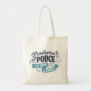 Bolsa de mano de la policía gramatical