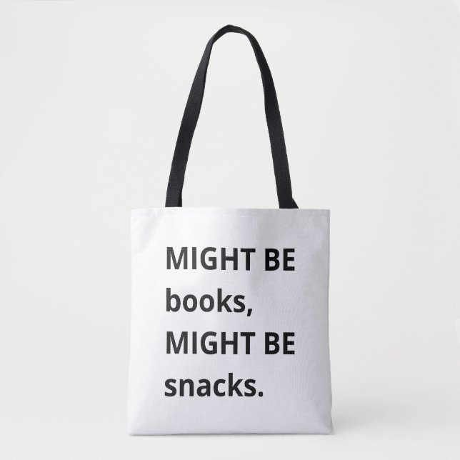 Bolsa de mano de libros o snacks, Bolsa de snacks, (Anverso)