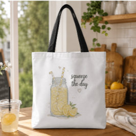 Bolsa de mano de limonada Squeeze The Day para el