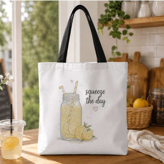 Bolsa de mano de limonada Squeeze The Day para el  (Subido por el creador)