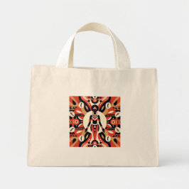 Bolsa de mano de lona con cita de empoderamiento d