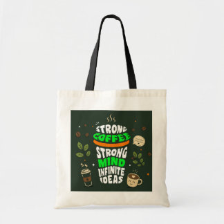 Bolsa de mano de lona con tipografía de amante del
