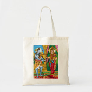 Bolsa de mano de lona de la diosa Annapurna