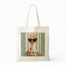 Bolsa de mano de lona estética con pato lindo y ca