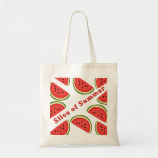 Bolsa de mano de lona estética "Rodaja de Verano"