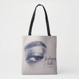 Bolsa de mano de lona estética trendy para todos l