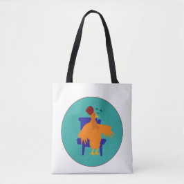 Bolsa de mano de lona estética trendy para todos l