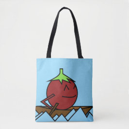 Bolsa de mano de lona estética trendy para todos l