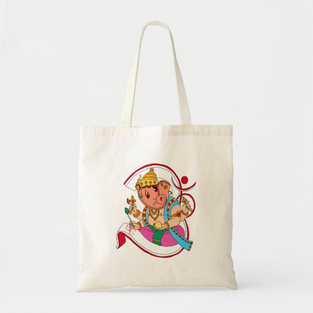 Bolsa de mano de Lord Ganesha (Frente)