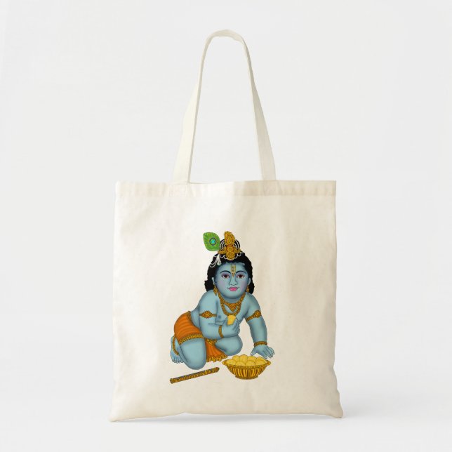 Bolsa de mano de Lord Krishna (Frente)