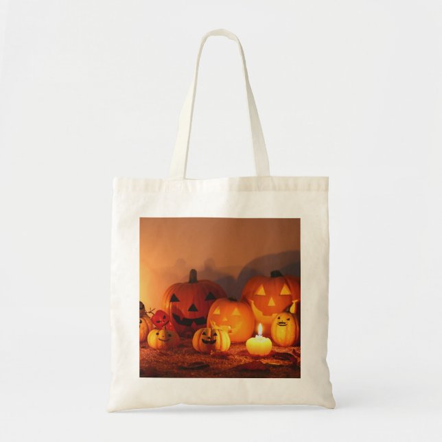 Bolsa de mano de maíz de caramelo de Halloween (Frente)