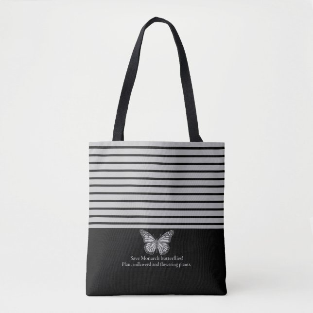 Bolsa de mano de mariposa monarca (Anverso)