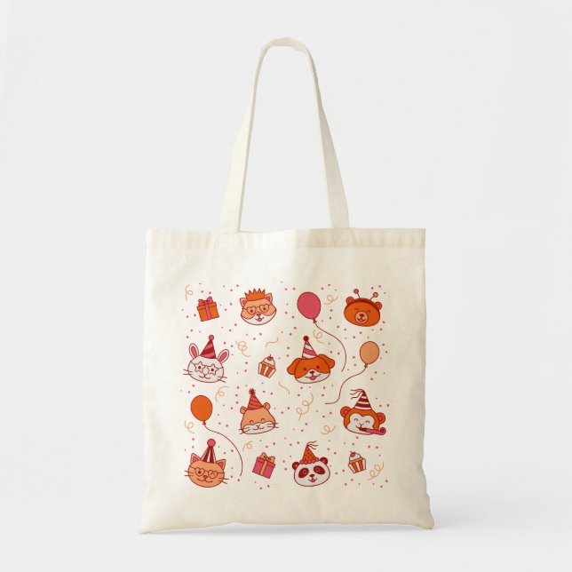 Bolsa de mano de mascotas de fiesta lindas (Frente)