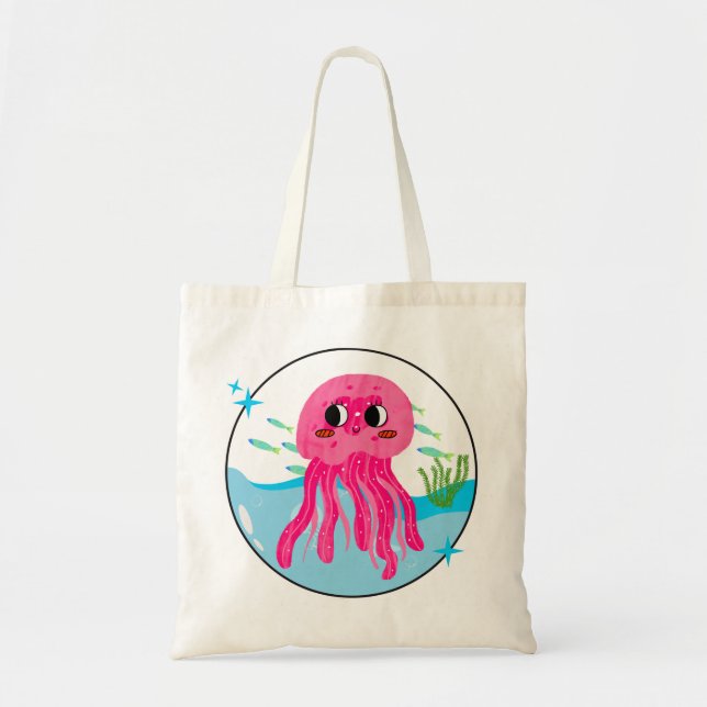 Bolsa de mano de medusas (Frente)