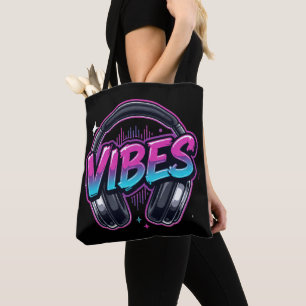 Bolsa de mano de música Neon Vibes Auriculares Cyb