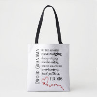 Bolsa de mano de orgullosa abuela de gato y perro