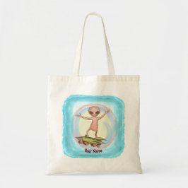 Bolsa de mano de patinador alienígena