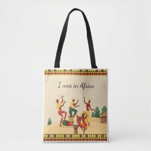 Bolsa de mano de patrón africano   Estampado de An