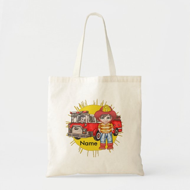 Bolsa de mano de pequeño bombero (Frente)