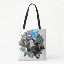 Bolsa de mano de perezoso relajado