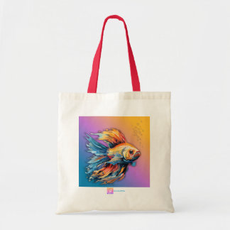 Bolsa de mano de PESCADOS ROJOS COLORIDOS
