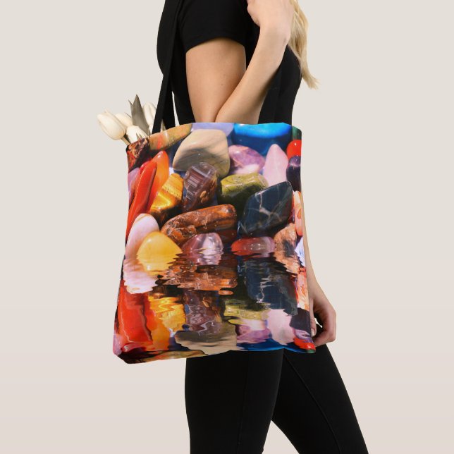 Bolsa de mano de piedras semipreciosas mágicas (Detalle)