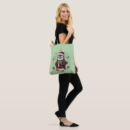 Bolsa de mano de pingüino de Navidad adorable para