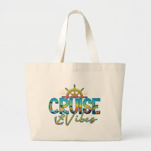 Bolsa de mano de playa náutica Cruise Vibes