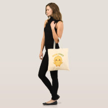 Bolsa de mano de pollito bebé adorable.