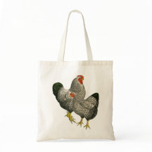Bolsa de mano de pollos