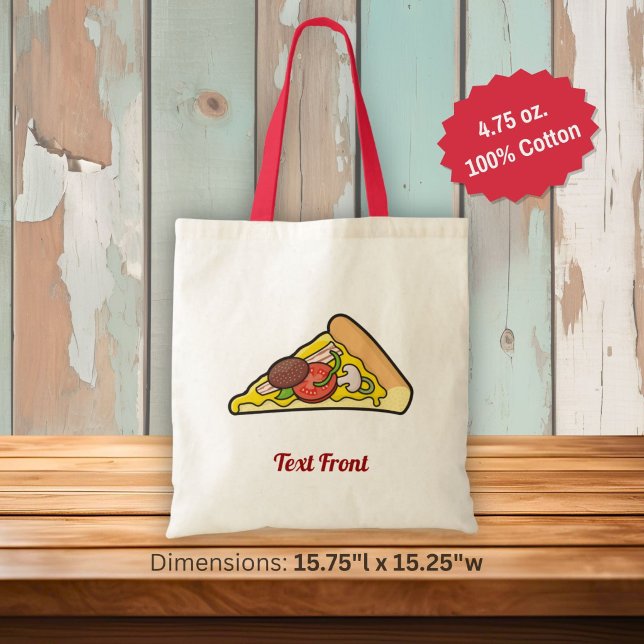 Bolsa de mano de porción de pizza (Subido por el creador)