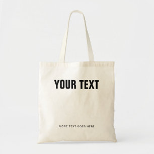 Bolsa de mano de presupuesto superior Agregar text