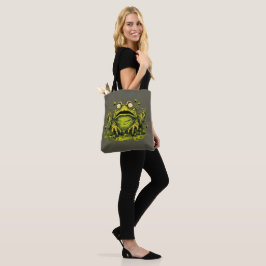 Bolsa de mano de rana mutante tóxica espeluznante