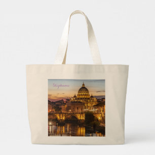Bolsa de mano de recuerdo panorámico de Roma Itali