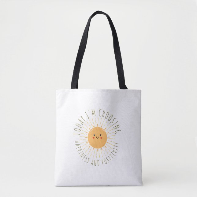 Bolsa de mano de sol sonriente lindo (Anverso)