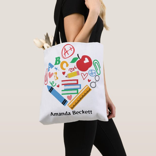 Bolsa de mano de suministros escolares para el mej (Detalle)
