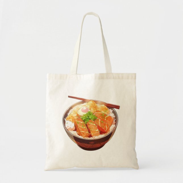 Bolsa de mano de tazón de arroz linda (Frente)