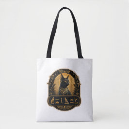 Bolsa de mano de tela de gato Sphynx Estética egip