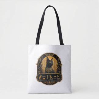 Bolsa de mano de tela de gato Sphynx Estética egip