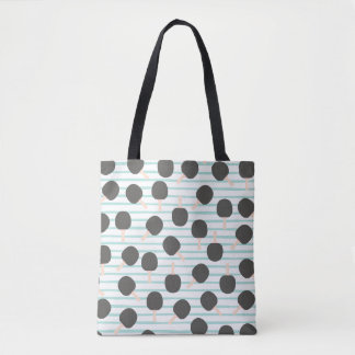 Bolsa de mano de tenis de mesa linda