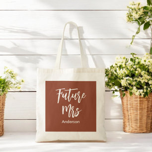 Bolsa de mano de terracota para futura Sra. Brown